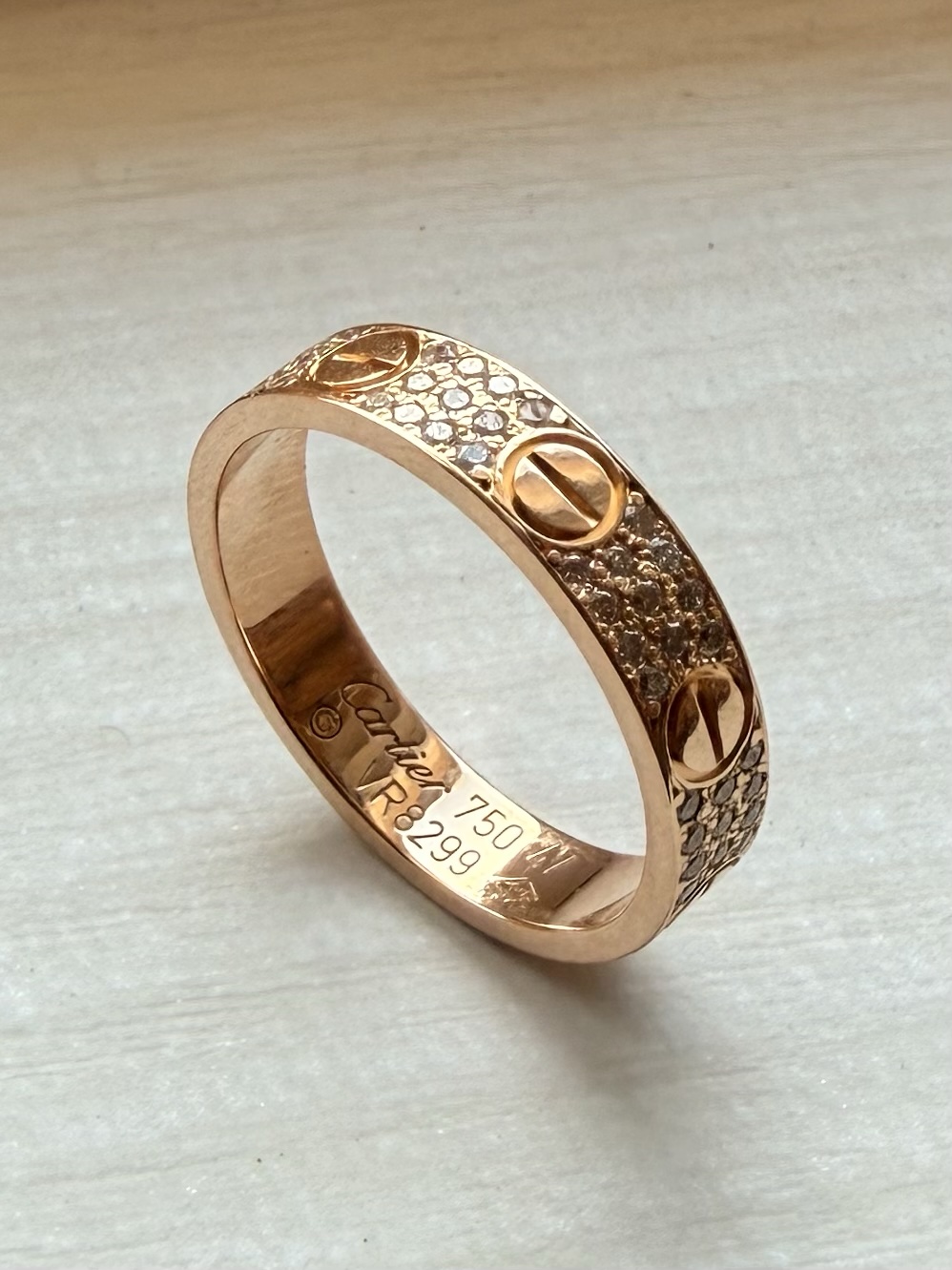 Cartier K18PG MINI LOVE Ring - 画像 (6)