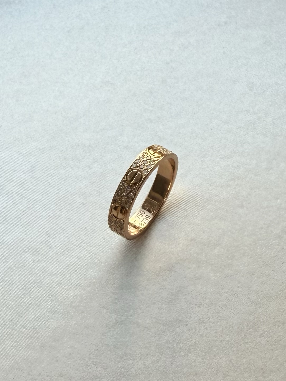 Cartier K18PG MINI LOVE Ring - 画像 (3)