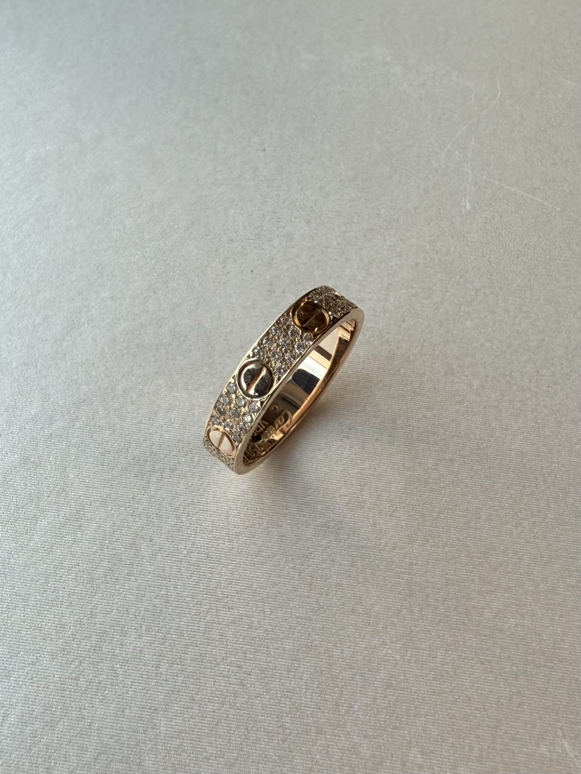 Cartier K18PG MINI LOVE Ring - 画像 (2)