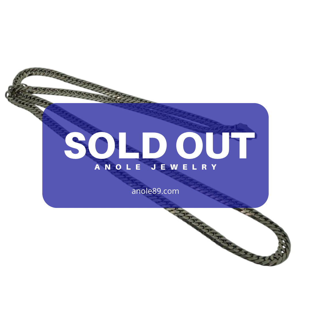 Pt850 6面W 喜平 Necklace