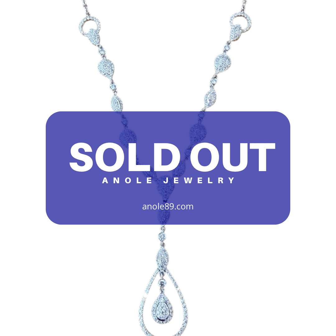 K18WG Diamond Necklace